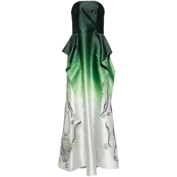 Saiid Kobeisy Dresses & Skirts - Saiid Kobeisy Mikado, Strapless Dress With Beading On The Sides - NWT